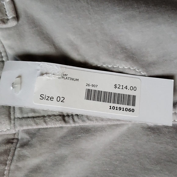 Billy Blues Silver Gray Flare Boot Cut Velvet Pants size 2 - Picture 4 of 15